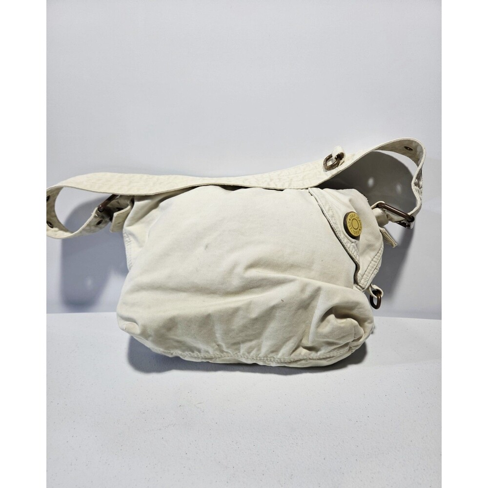 Vintage GAP  Beige Canvas Cargo Pocket Shoulder Bag Y2K - Picture 3 of 6